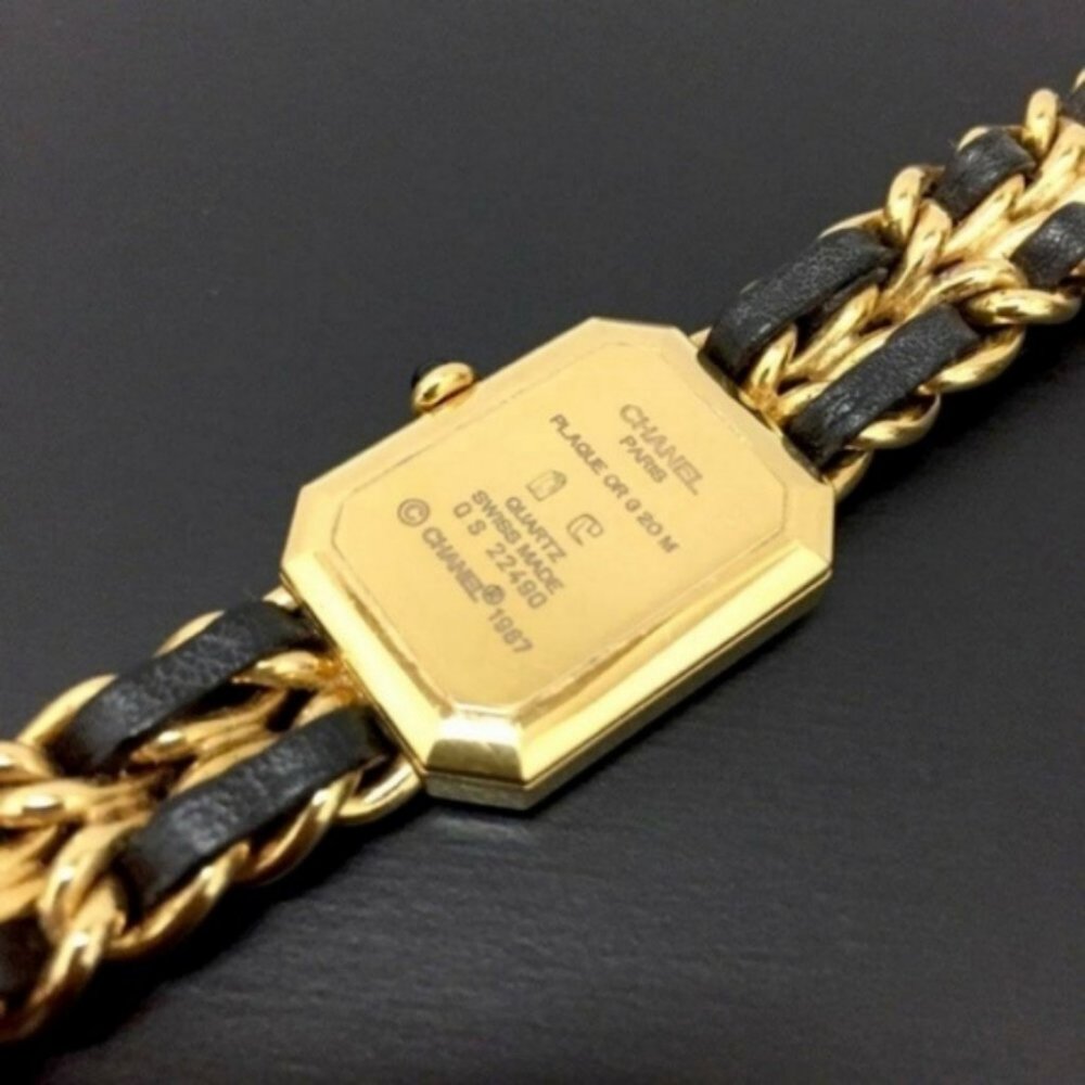 Auth CHANEL Watch Size L Gold Plate Quartz - Picture 6 of 10